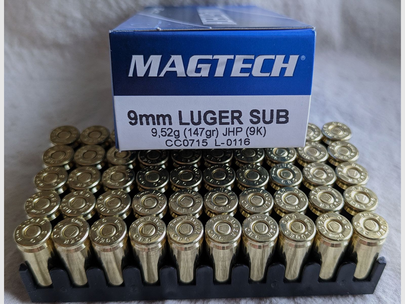 Magtech 147 grs 9mm Luger JHP SUB  °°°°°°°°°°°°°°°°°