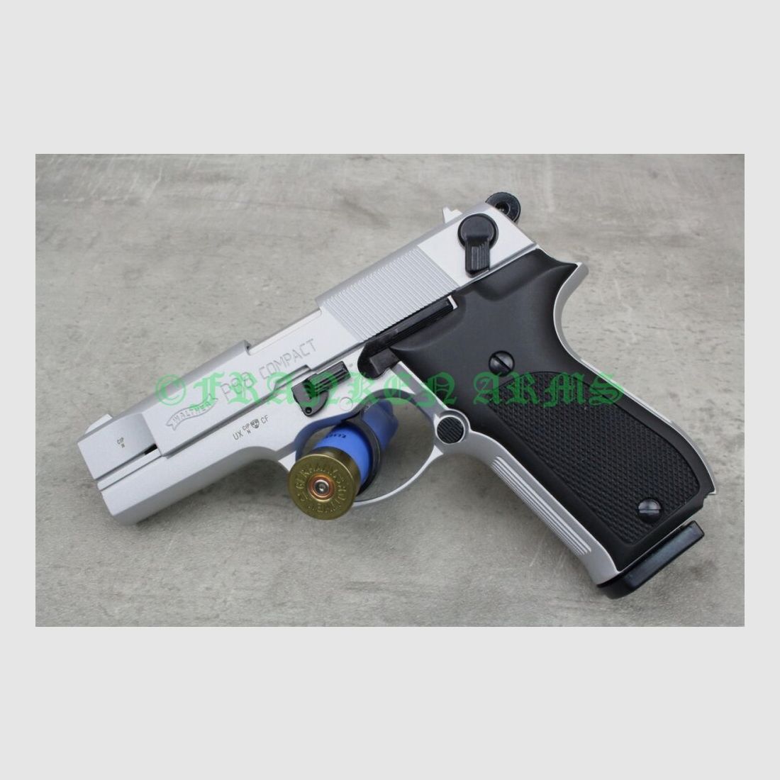 Walther P88 Compact 9mm P.A. vernickelt