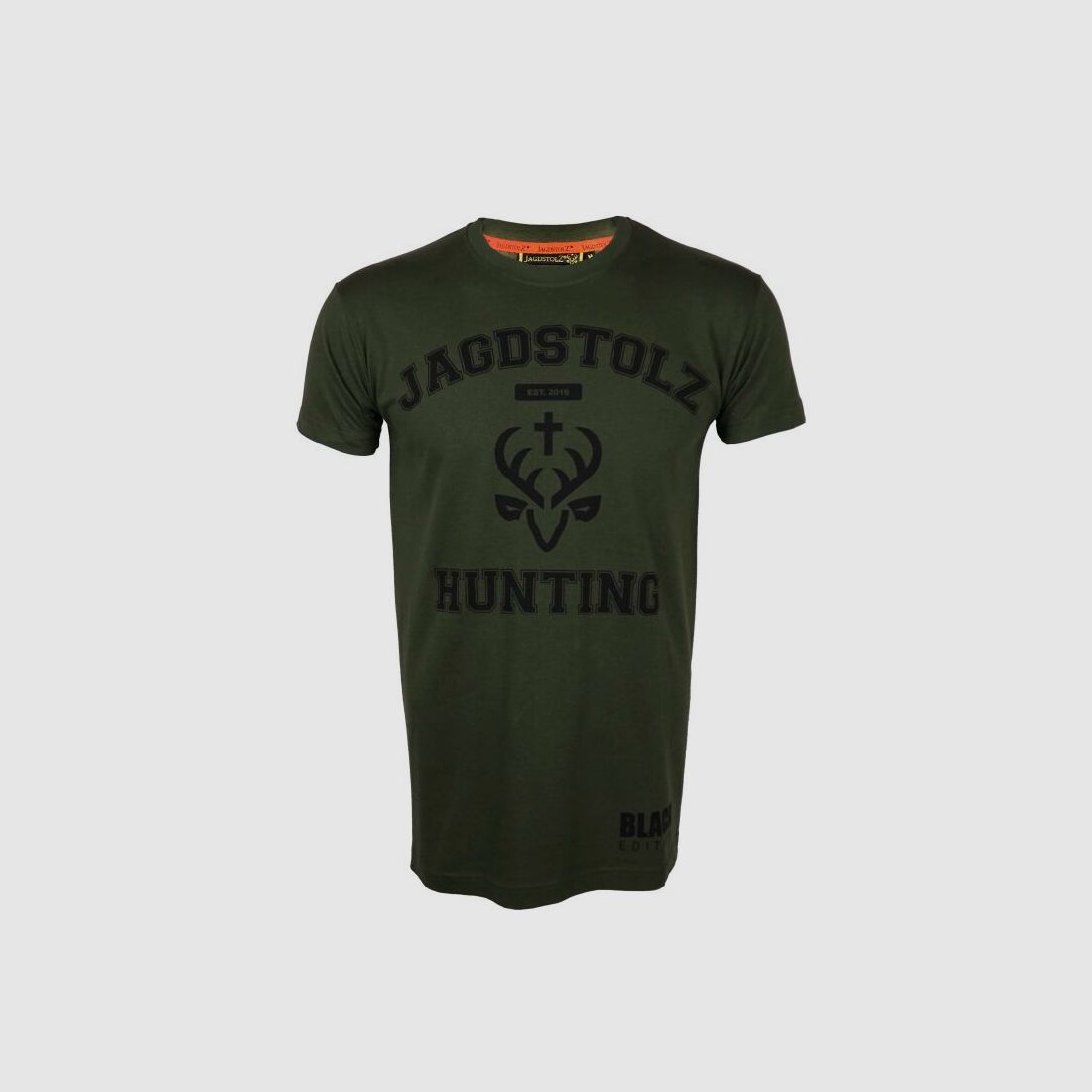 Jagdstolz Herren T-Shirt College Black