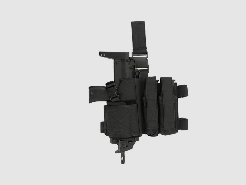 SMG Thigh Holster - Black [8FIELDS]