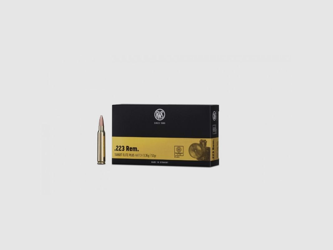 RWS 223 REM 52 GRS / 3,4 G TARGET ELITE PLUS 20 STK, Bild 1 von 2