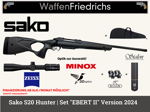 SAKO S20 Hunter | Jungjäger Komplettangebot "EBERT II" 2024 - WaffenFriedrichs