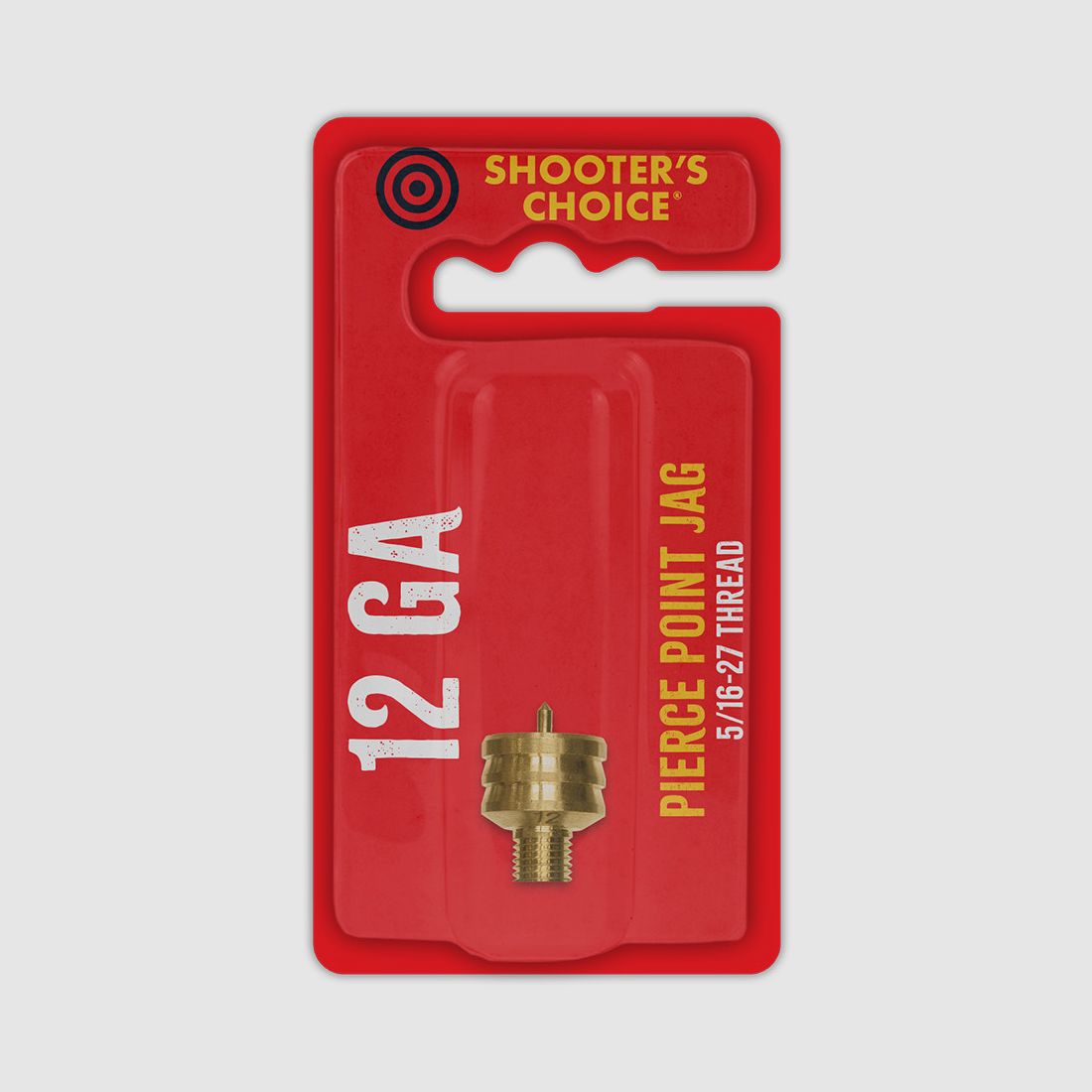 Shooter's Choice Patch Tip .12 Gauge – 5/16-27 (Adapter for 8-32 required) (SHF-J12)