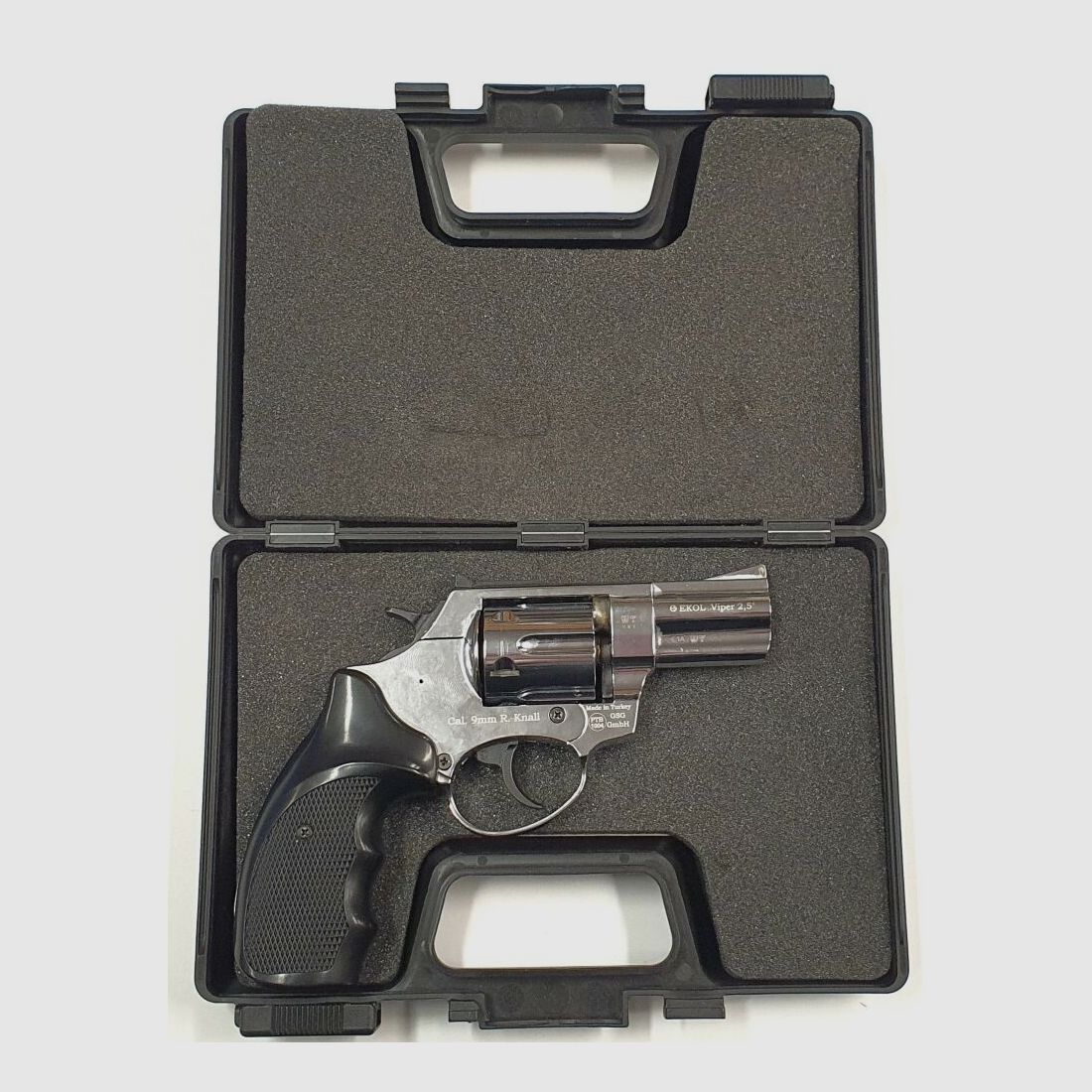 Revólver de detonación Ekol Viper 2,5'', 9mm R.K., cromado, usado