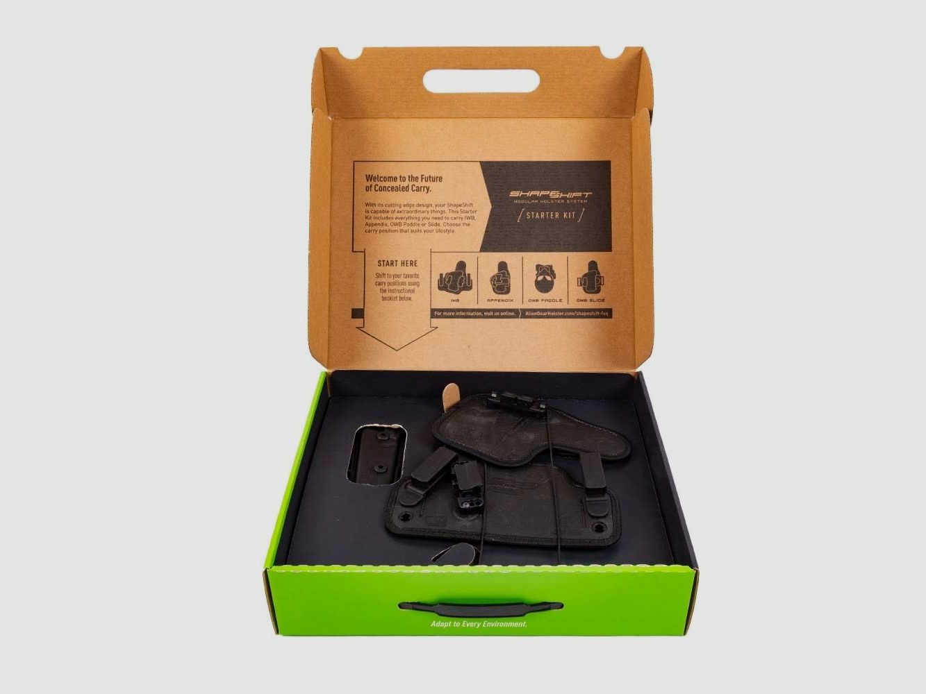 Aliengear Holsters ShapeShift Starter Kit Glock 42 Linkshänder