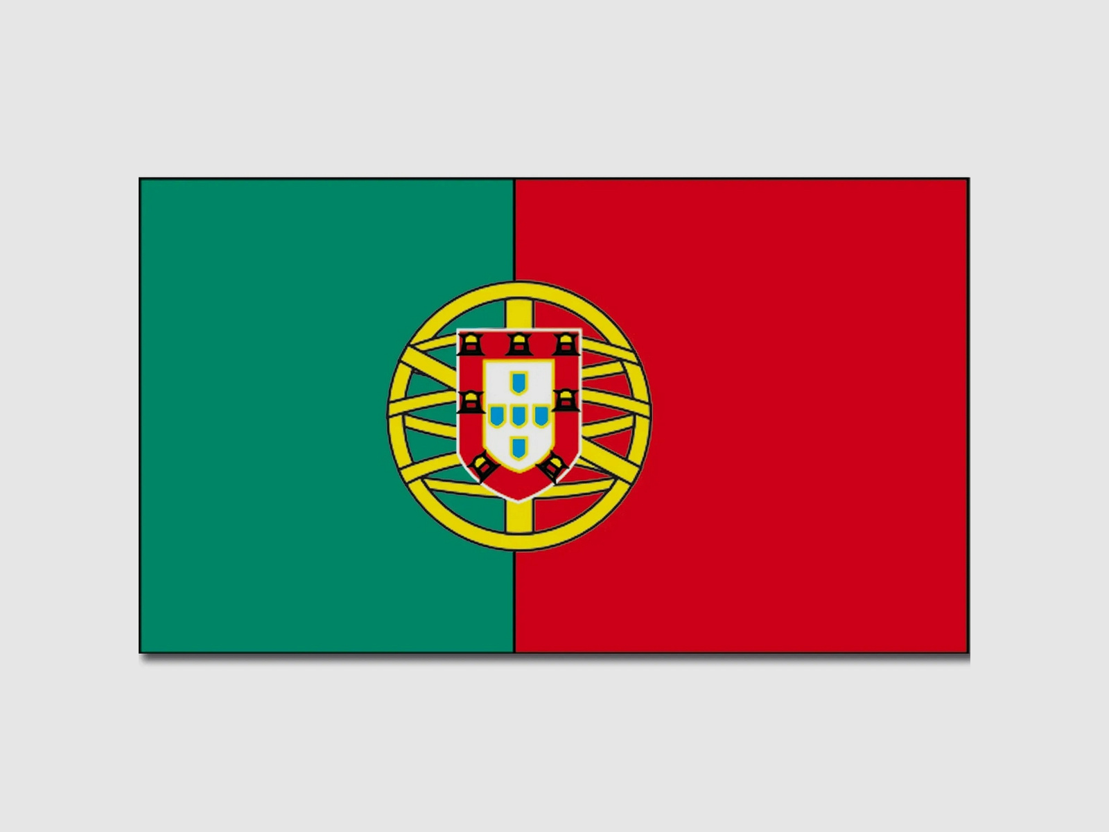 Unbekannt Flagge Portugal