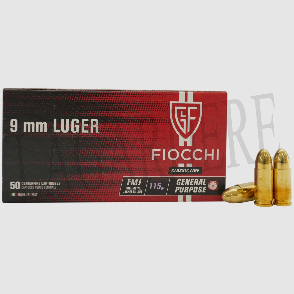 FIOCCHI FMJ 115 GRS CLASSIC LINE (PATRONE)