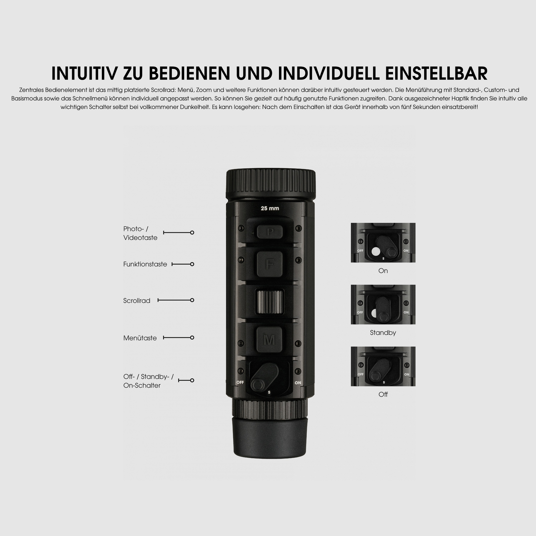 LIEMKE KEILER 25.1 Thermal imaging handheld device 12 μm 1,250 m