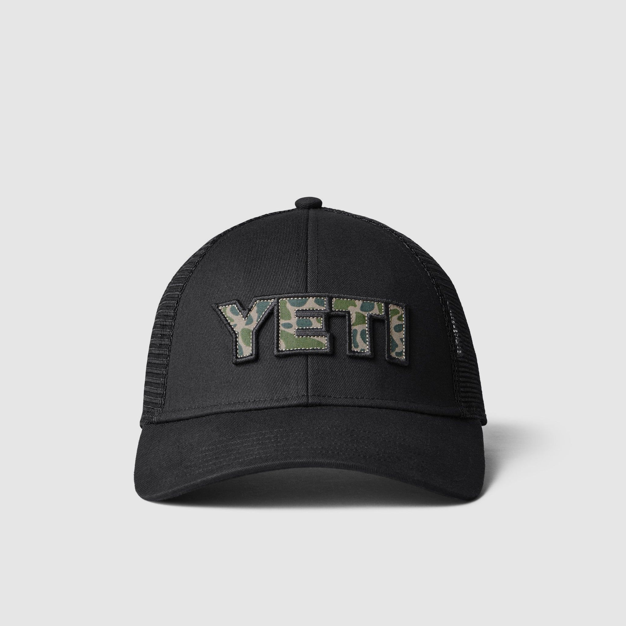Yeti / Camo LB TRUCKER CAP Black