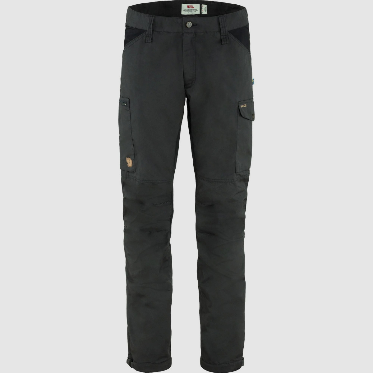 FJÄLLRÄVEN Kaipak Trousers M Regular Dark Grey-Black