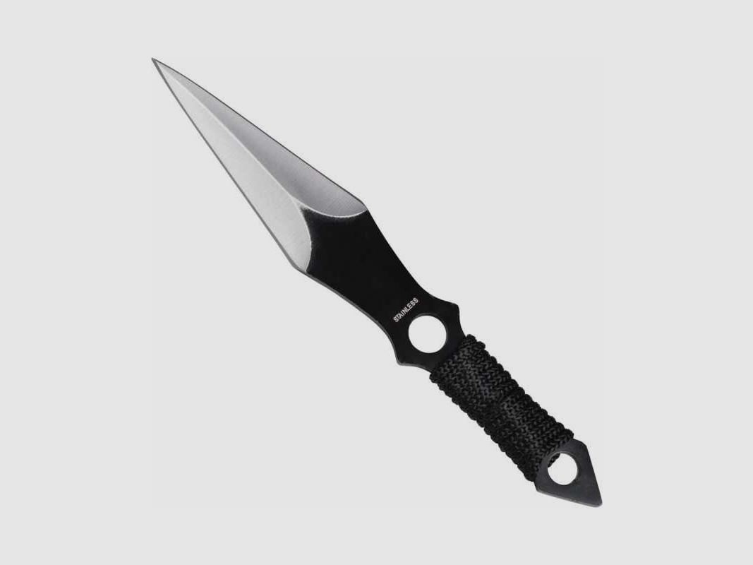 Haller zwaard met 2 werpmessen nylon hoes met rugdragergordel