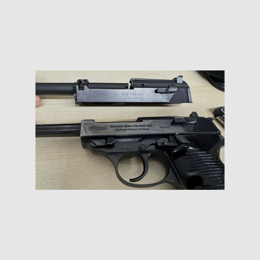 Walther P38 mit WS .22 LR