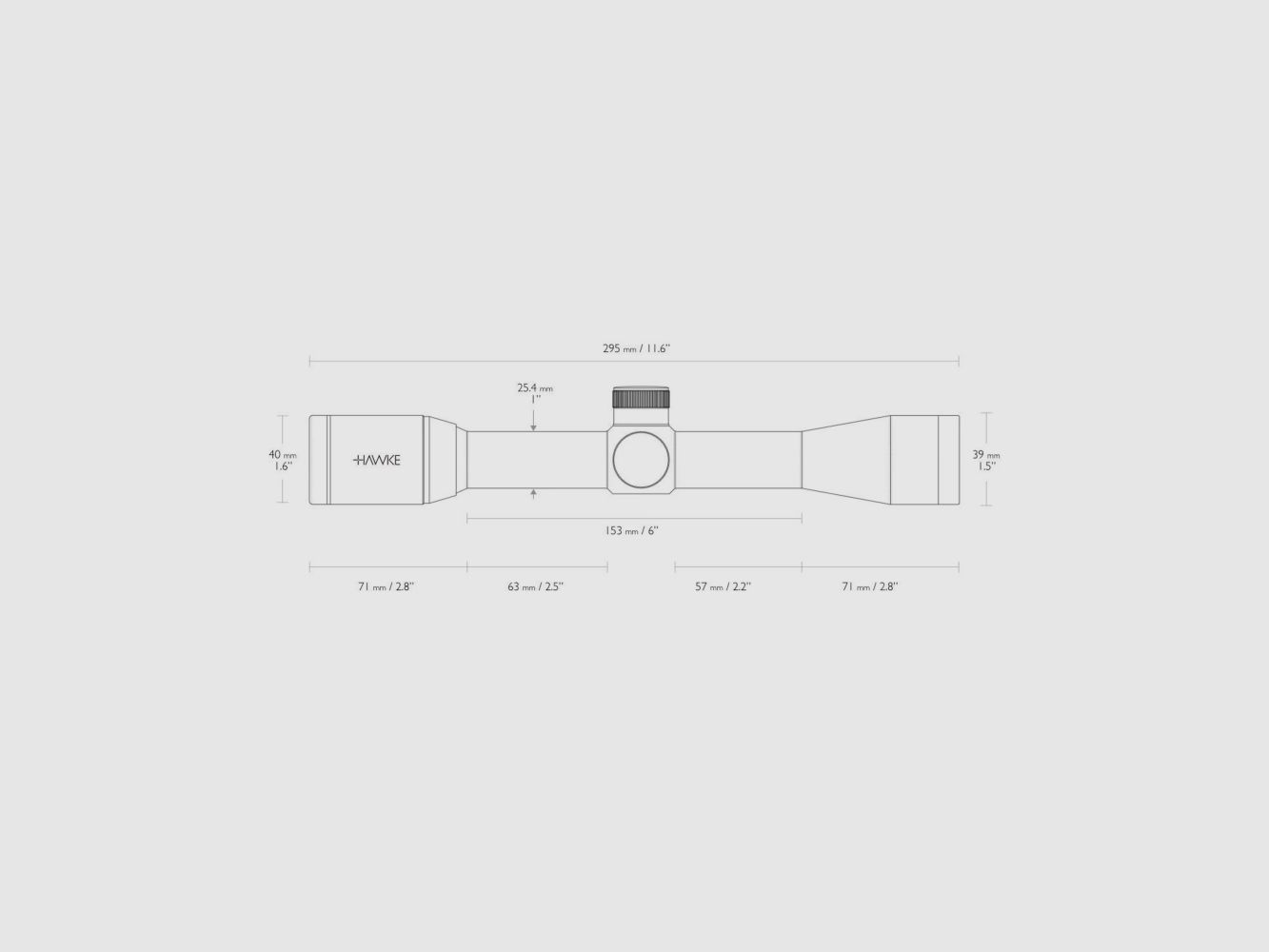 Hawke Vantage 4X32, 1" 30/30 (Draht), Bild 3 von 3