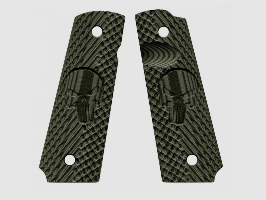 Griffschalen für 1911 VZ GRIPS CK OPERATOR II - Edition THE PUNISHER - SCHWARZ, Bild 4 von 5