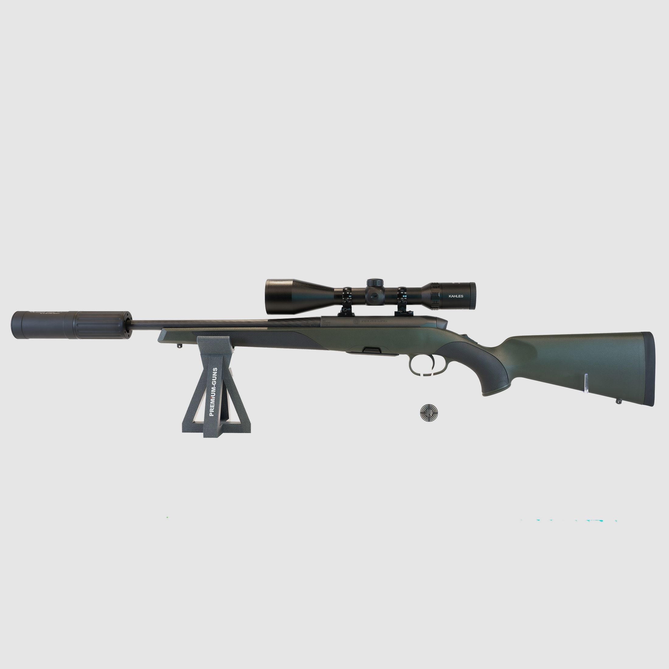STEYR MANNLICHER SM12 SX Kompakt / Kahles HELIA 2,4-12x56i, Bild 2 von 2