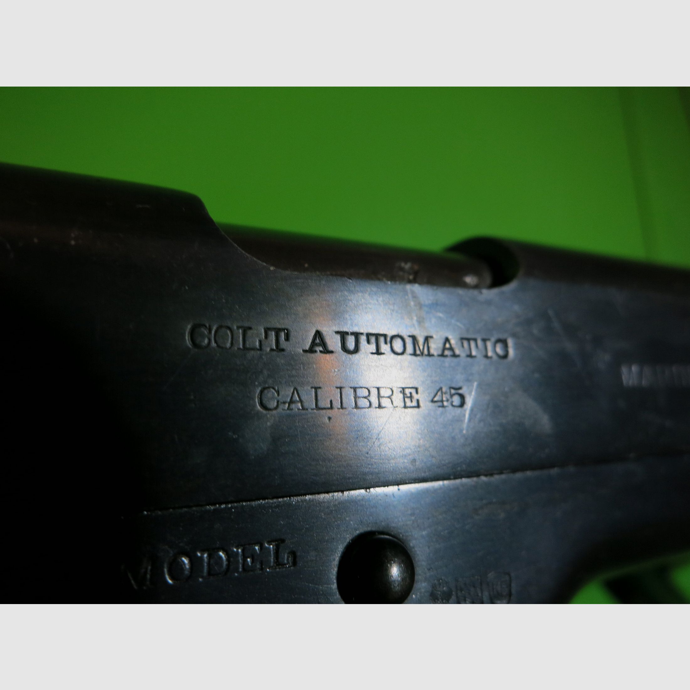 COLT 1911 Marina Argentina -Commercial-Government aus 1914- .45 Auto, Sammlerwaffe     #40-, Bild 12 von 14