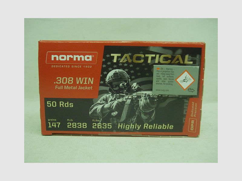 .308Win. VM Tactical - 9,5g/147gr (a50)