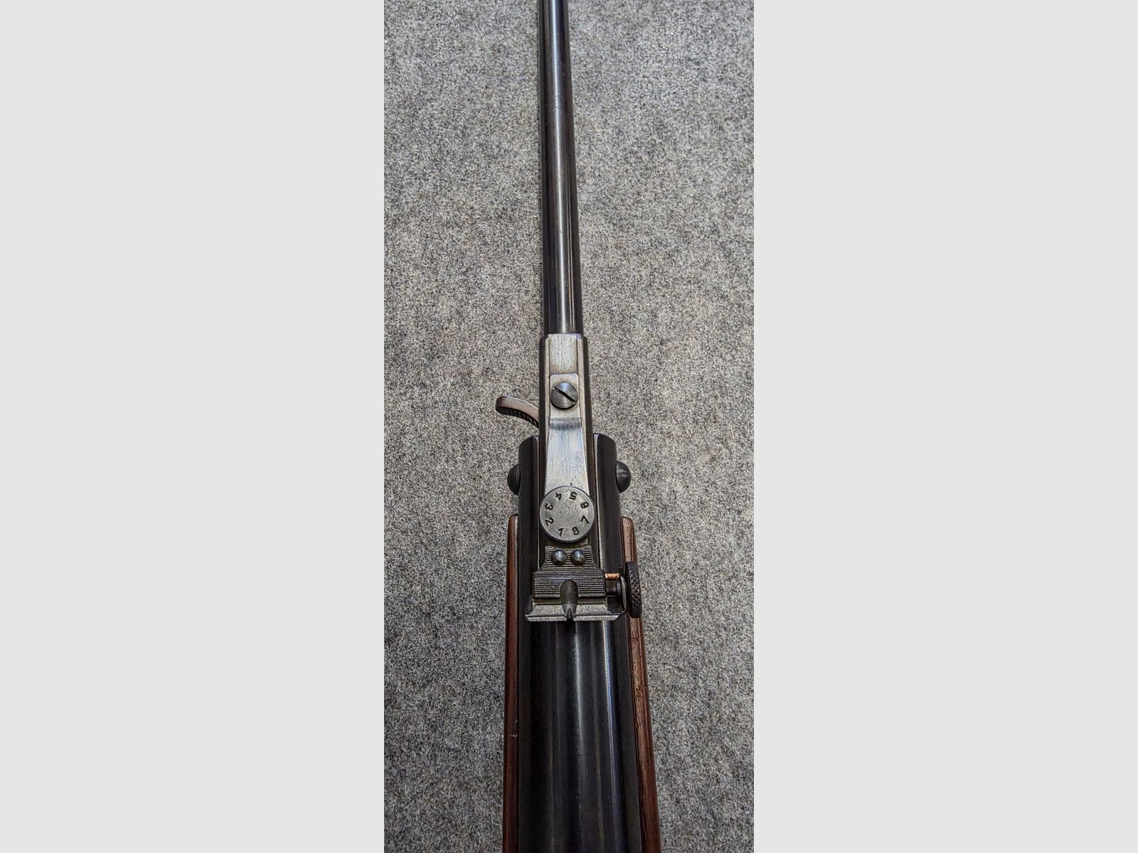 Z rzadkim luksusowym łożu Weihrauch HW 35 z 1968 roku bez znaku F, karabinek pneumatyczny, kaliber 4,5 mm HW35