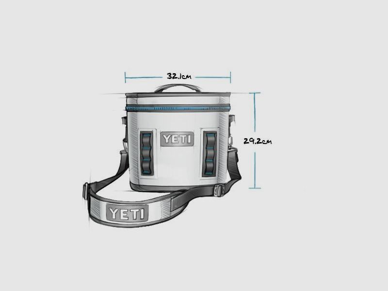 YETI® Kühltasche Hopper Flip® 12 - Charcoal, Bild 5 von 6