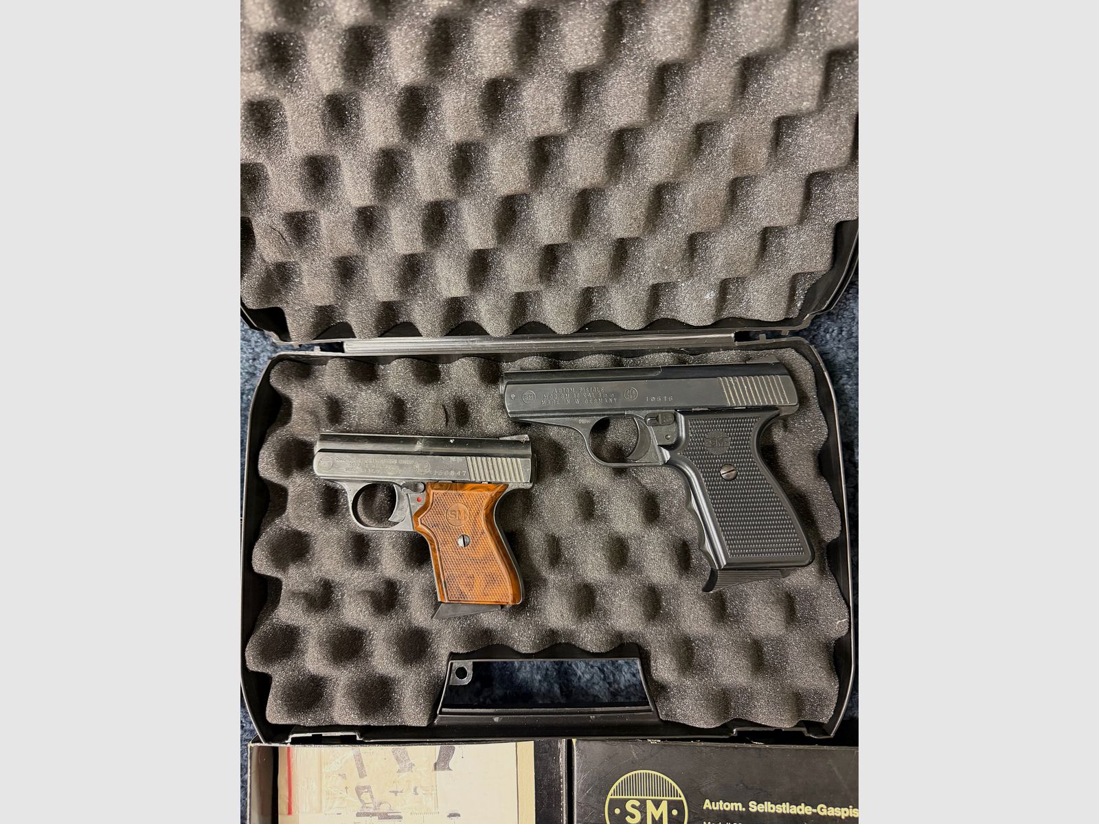 Schreckschuss SM model 80. en Model 15. Verzamelaars 8mm Rhömer