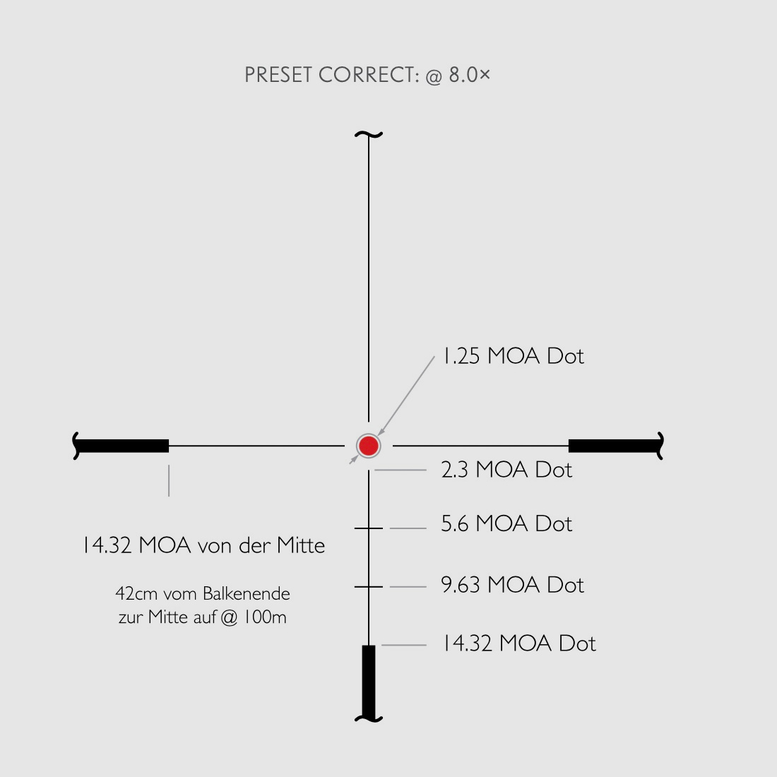 HAWKE 16350 telescopio di puntamento ENDURANCE 30 WA SF 4-16x50 LR DOT 8x