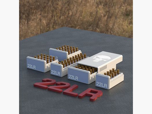 Filamelt Munitionsbox / Ammo .22 LR – Patronenbox für 50 Schuss, Made in Germany