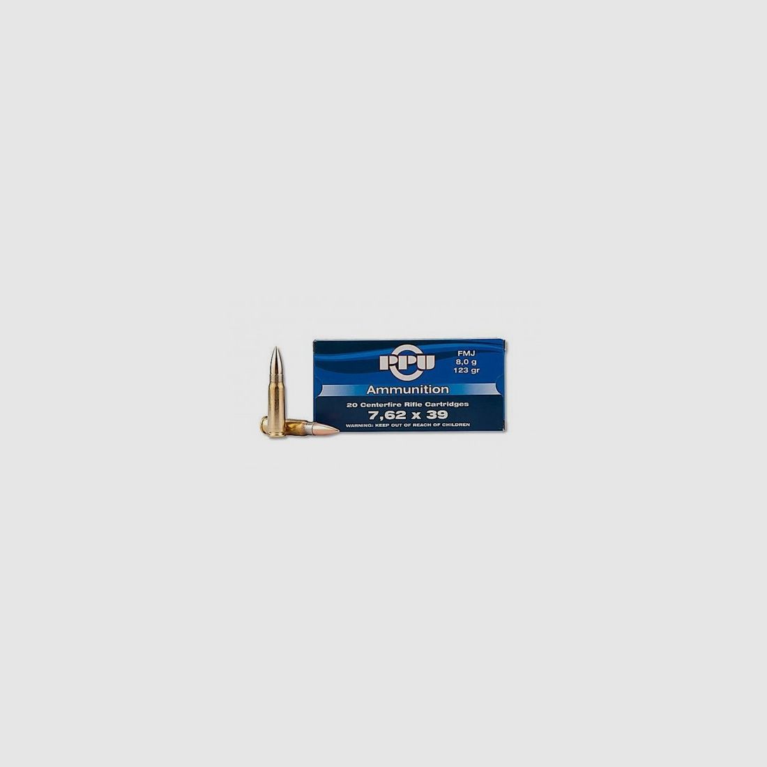 PPU PRVI PARTIZAN Munition Kal. 7,62X39 FMJ 123gr.