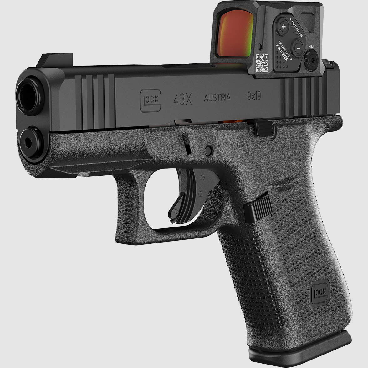 Glock 43X R/MOS08/FS Aimpoint COA Combo – 9mm Para