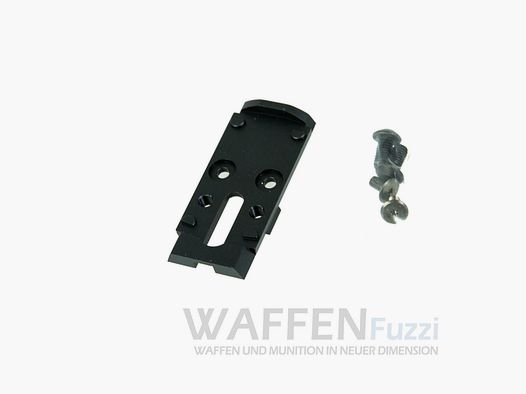 Adapterplatte für Walther Q5 Leuchtpunkt-Visier Shield RMSc