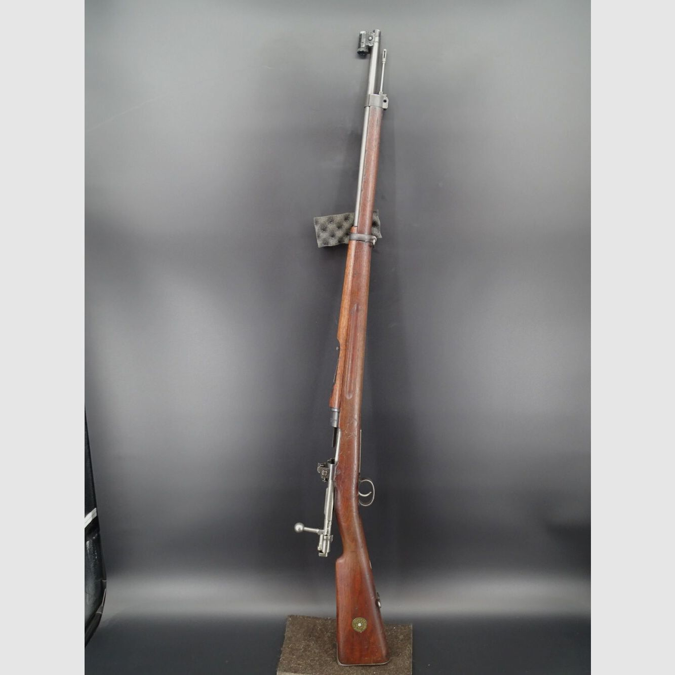 Carl Gustafs Stad Zweedse Mauser M96 kaliber 6,5x55 BJ 1917 met diopter M96 met originele diopter