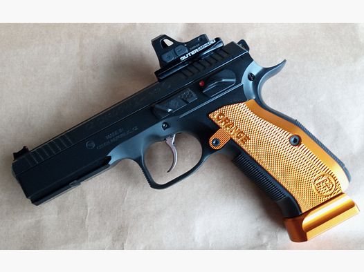 CZ Shadw 2 orange mit Red Dot - absolut neuwertig °°°°°°°°°°°°°°°°°°°°°°°