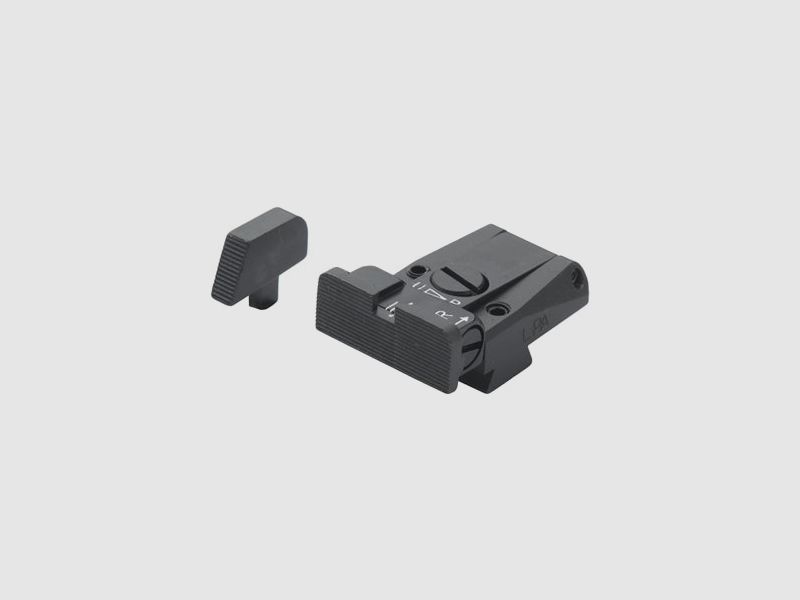 LPA SPR45CT07 Micrometer Sight Set for Colt Government 1911-A1 – Black Sight Picture