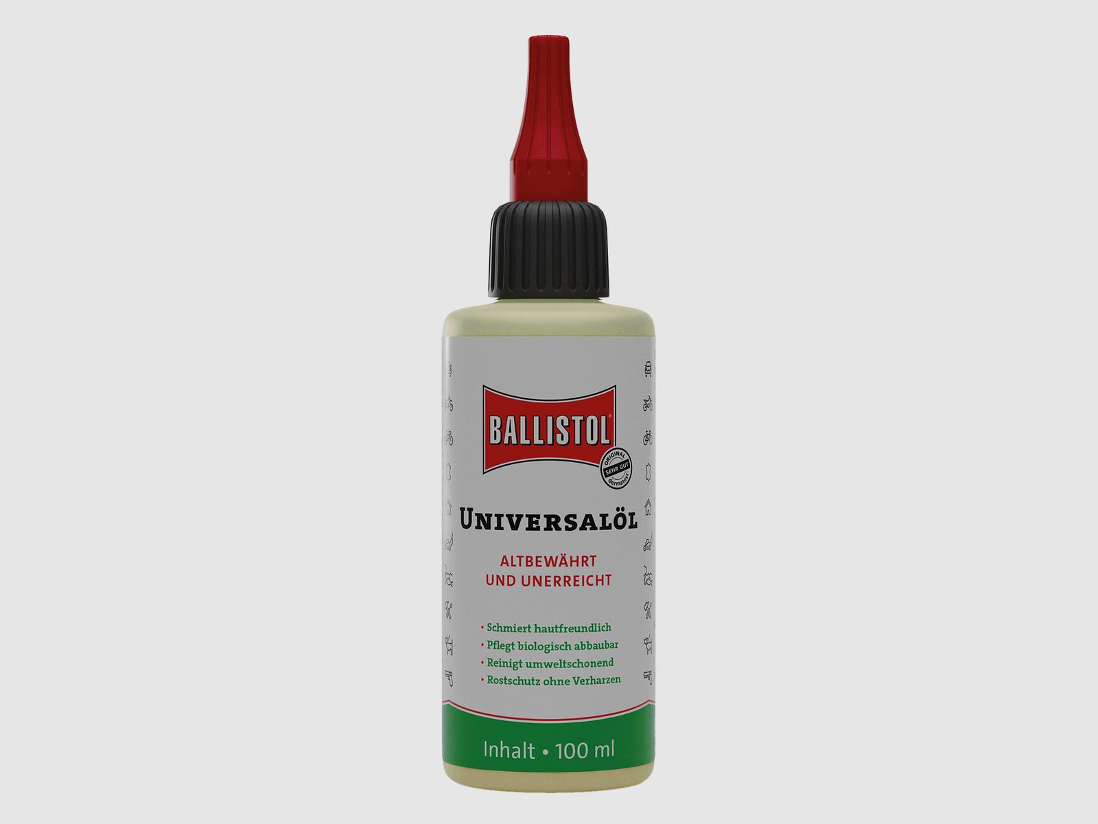 Ballistol olio universale 100 ml con beccuccio dosatore – olio multifunzione per armi, legno, metallo e pelle, immagine 3 di 3