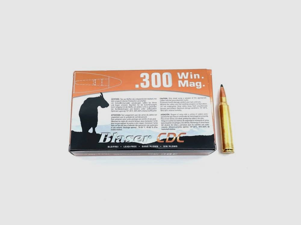 .300 Win. Mag. Blaser CDC 10.4g. / 160grs.