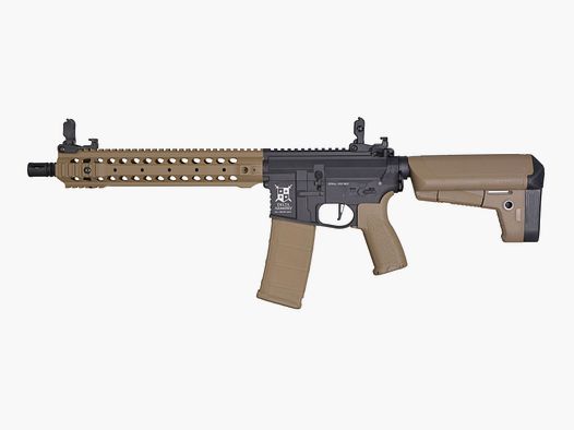 AR15 URX 3 12 Zoll BRAVO Schwarz/Tan Delta Armory Schwarz S-AEG Airsoft Gewehr Frei ab 18 Jahren