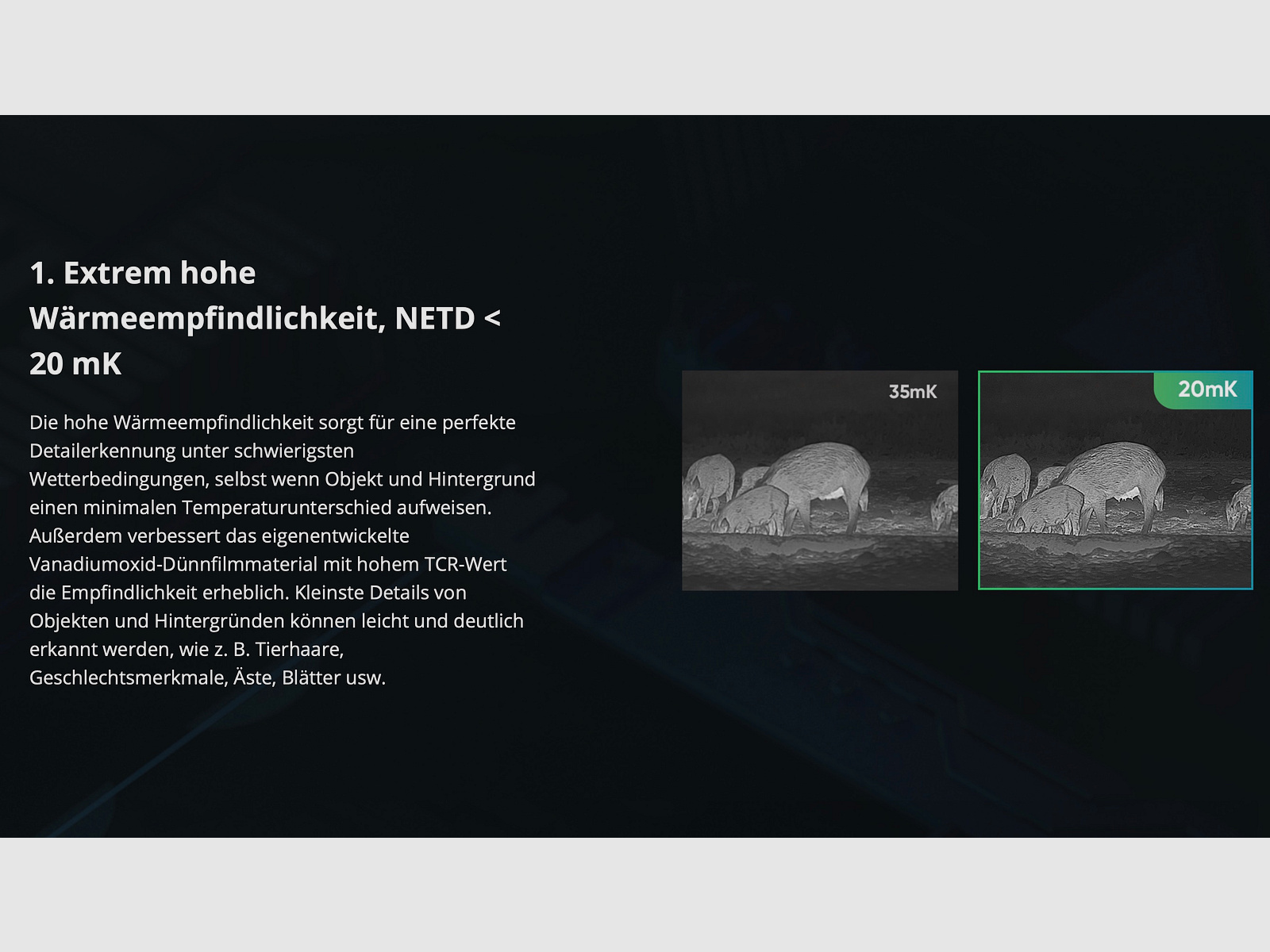 Hikmicro 50-2-071 appareil de thermographie Falcon FH25 capteur 384x288 pixels 20µm < 20 mK