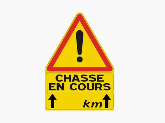 Triangle Chasse en cours Stepland 70 × 100 cm