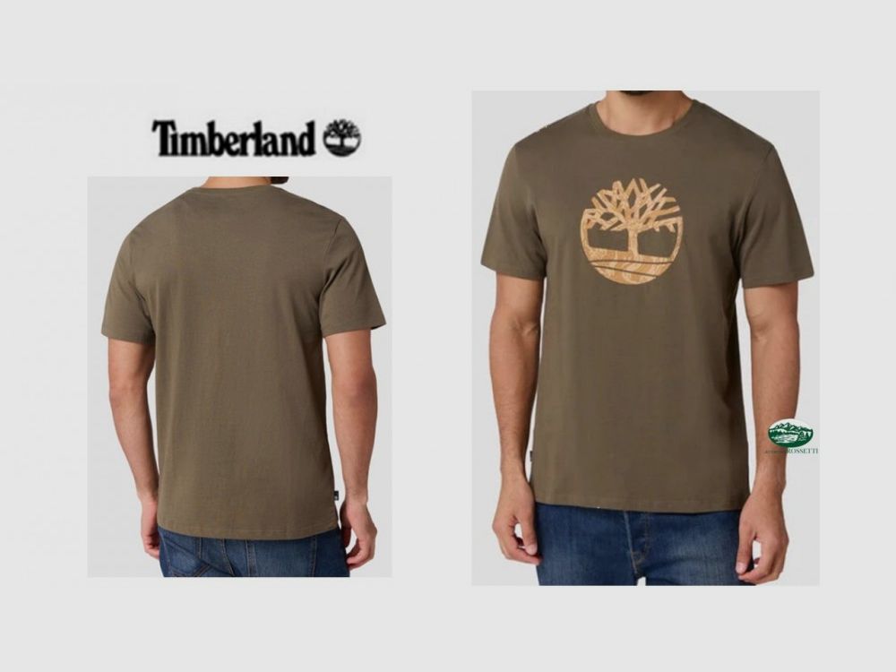 T-shirt Col Rond TIMBERLAND Kennebec River couleur verte