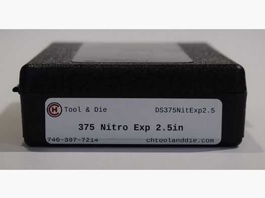 CH4D Werkzeugset für die Wiederladung im Kaliber 375 Nitro Express 2,5 Zoll