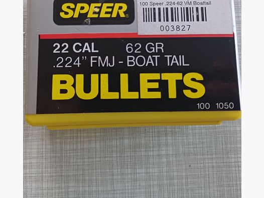 Proiettili .224 Full Metal Jacket 80 pezzi