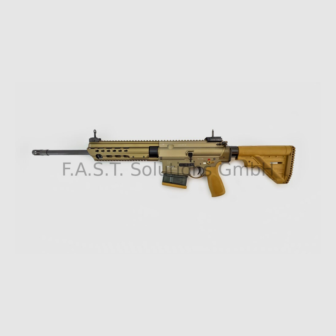 Heckler & Koch HK SLB MR308, A3 version, 16.5", sand color .308Win
