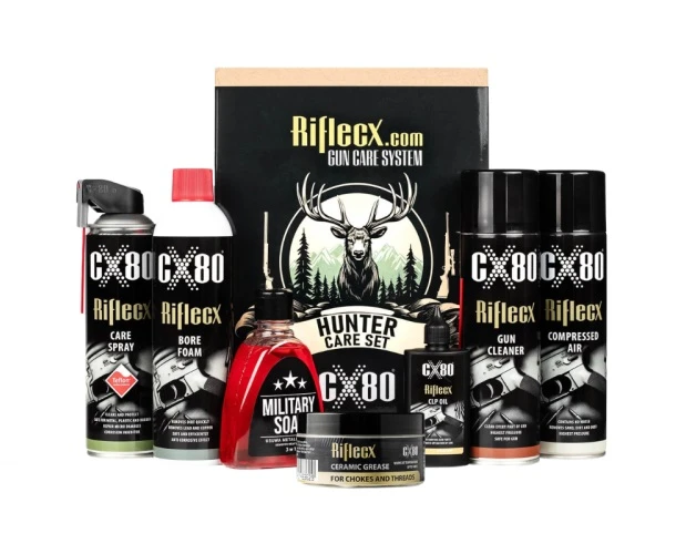 Riflecx Hunter Set Set for the maintenance and cleaning of hunting firearms