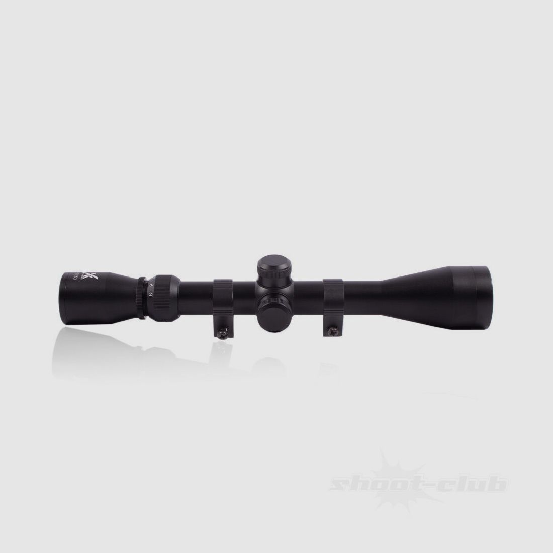 shoXx Zielfernrohr LG-Target Serie 3-9x40 +2 Montageringe