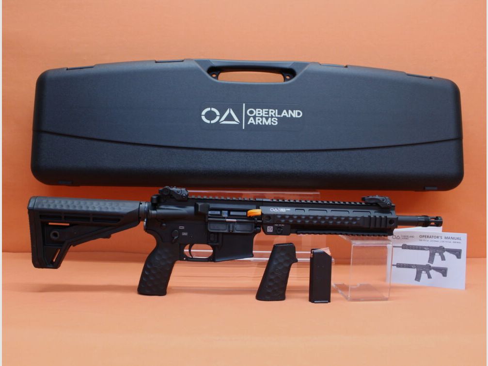 Fucile Oberland Arms Ha. 9mmLuger Oberland Arms OA-15 PR M9 SHORT, sistema AR-15, canna da 12"/ calcio scorrevole/ ARMA SPORTIVA!