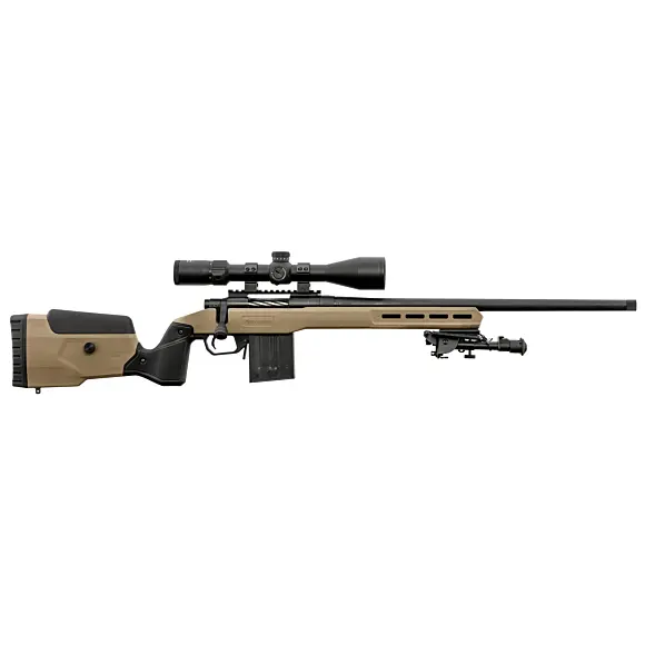 Pack Repetierbüchse Mossberg Patriot LR Tactical .308 Win RTI 6-24x50 Zweibein Harris, Bild 3 von 10