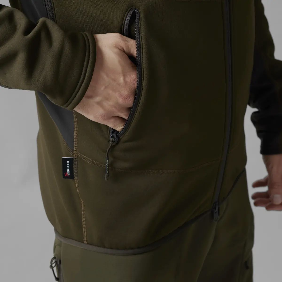 Härkila Hoodie Deer Stalker (Willow Green/Shadow Brown)