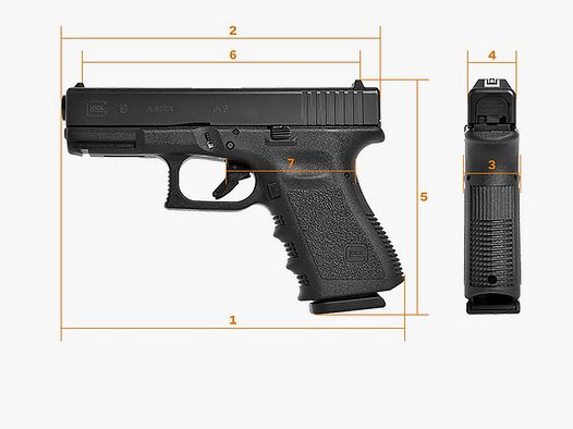 GLOCK 19 – Kal. 9 mm Luger