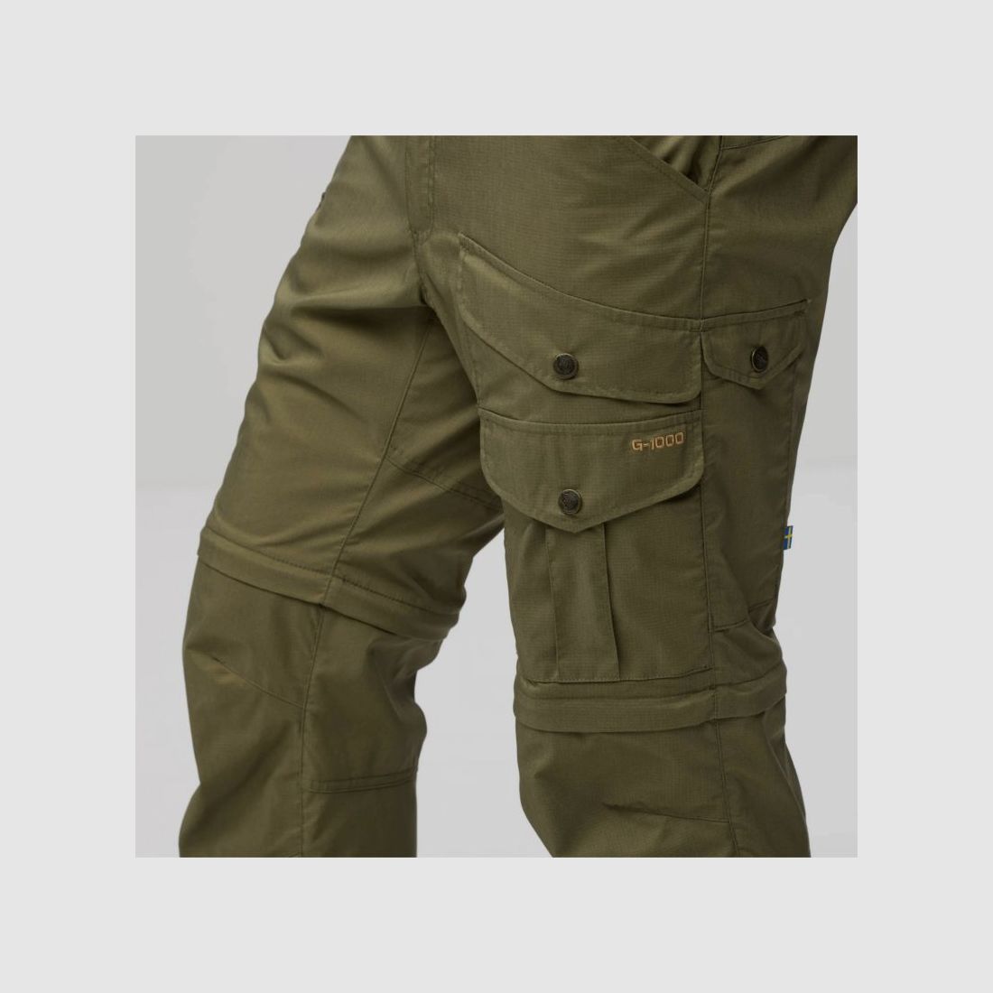 Fjällräven H-Hose Vidda Pro Lite Zip-Off | laurel green, Bild 14 von 18