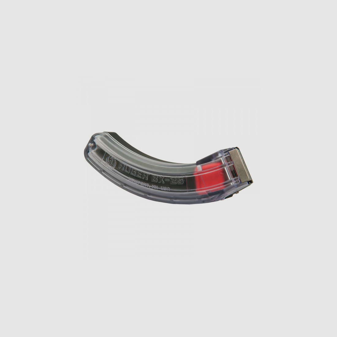 RUGER BX-25 MAGAZIN FÜR KK-BÜCHSEN - .22LR - 25-SCHUSS - TRANSPARENT