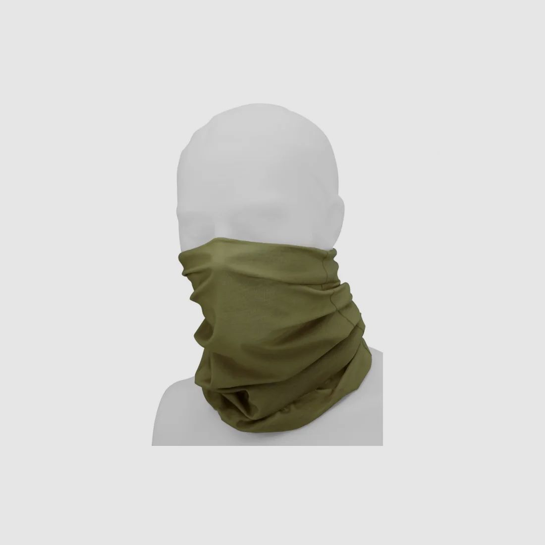 Multifunctional cloth (tube scarf) for head, face, neck - One size - Olive